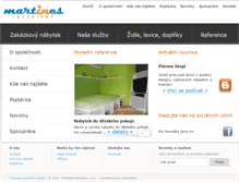 Tablet Screenshot of martines.cz
